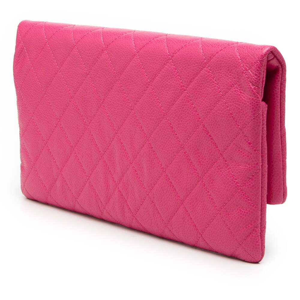 Chanel Beauty Cc Clutch Quilted Caviar #251536C12B - Picture 2 of 8